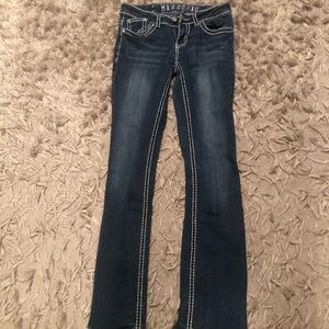 Miss Chic bling pocket jeans
